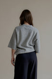 Pull MONROE gris coupe ample – vue de dos